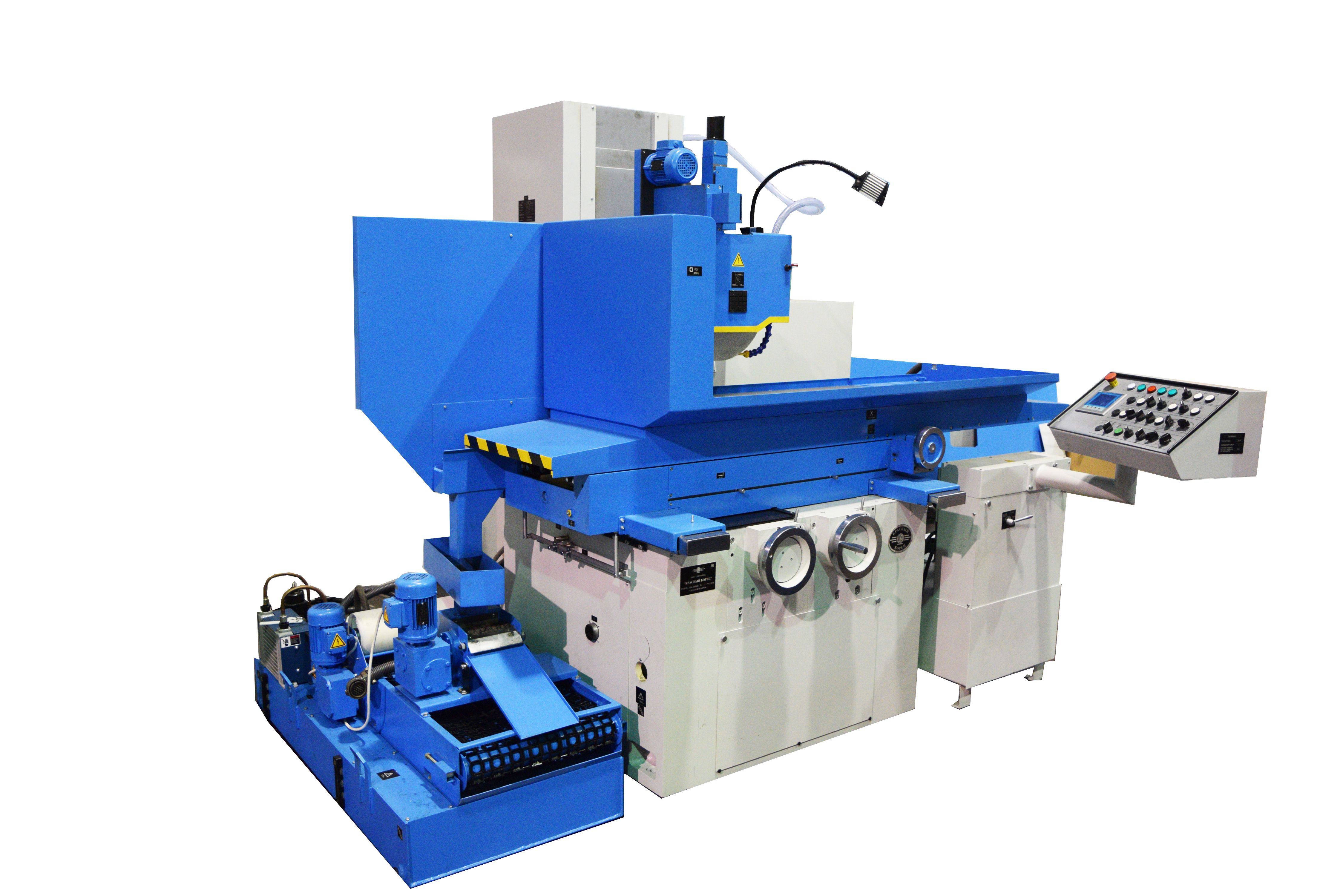 СТАНОК ПЛОСКОШЛИФОВАЛЬНЫЙ С ПРЯМОУГОЛЬНЫМ СТОЛОМ И ГОРИЗОНТАЛЬНЫМ ШПИНДЕЛЕМ ОШ-400АФ2